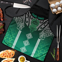 Aotearoa Maori Iwi Heritage Apron Ngai Tahu Pounamu Green LT7 Jade Green - Polynesian Pride