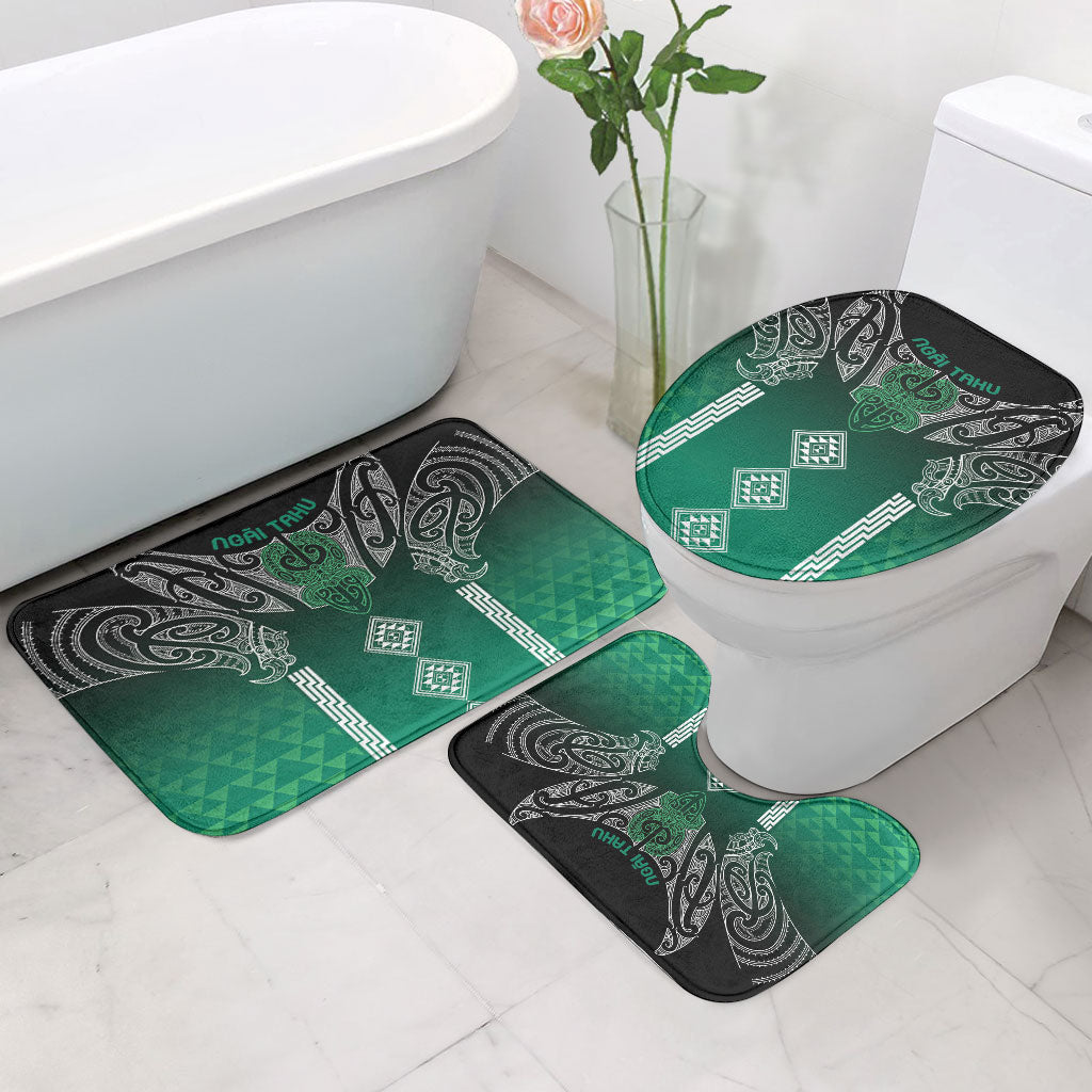 Aotearoa Maori Iwi Heritage Bathroom Set Ngai Tahu Pounamu Green LT7 - Polynesian Pride