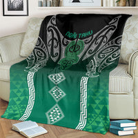 Aotearoa Maori Iwi Heritage Blanket Ngai Tahu Pounamu Green LT7 - Polynesian Pride