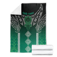 Aotearoa Maori Iwi Heritage Blanket Ngai Tahu Pounamu Green LT7 - Polynesian Pride