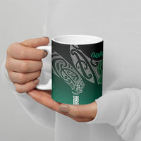 Aotearoa Maori Iwi Heritage Ceramic Mug Ngai Tahu Pounamu Green LT7 - Polynesian Pride
