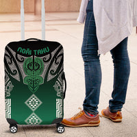 Aotearoa Maori Iwi Heritage Luggage Cover Ngai Tahu Pounamu Green LT7 Jade Green - Polynesian Pride