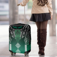 Aotearoa Maori Iwi Heritage Luggage Cover Ngai Tahu Pounamu Green LT7 - Polynesian Pride