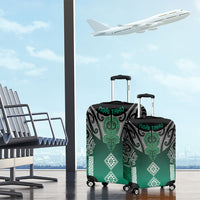 Aotearoa Maori Iwi Heritage Luggage Cover Ngai Tahu Pounamu Green LT7 - Polynesian Pride