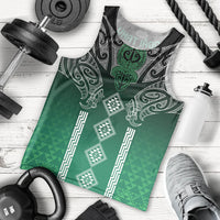 Aotearoa Maori Iwi Heritage Men Tank Top Ngai Tahu Pounamu Green LT7 - Polynesian Pride
