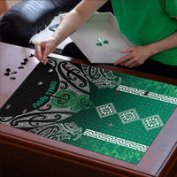 Aotearoa Maori Iwi Heritage Puzzle Ngai Tahu Pounamu Green LT7 - Polynesian Pride