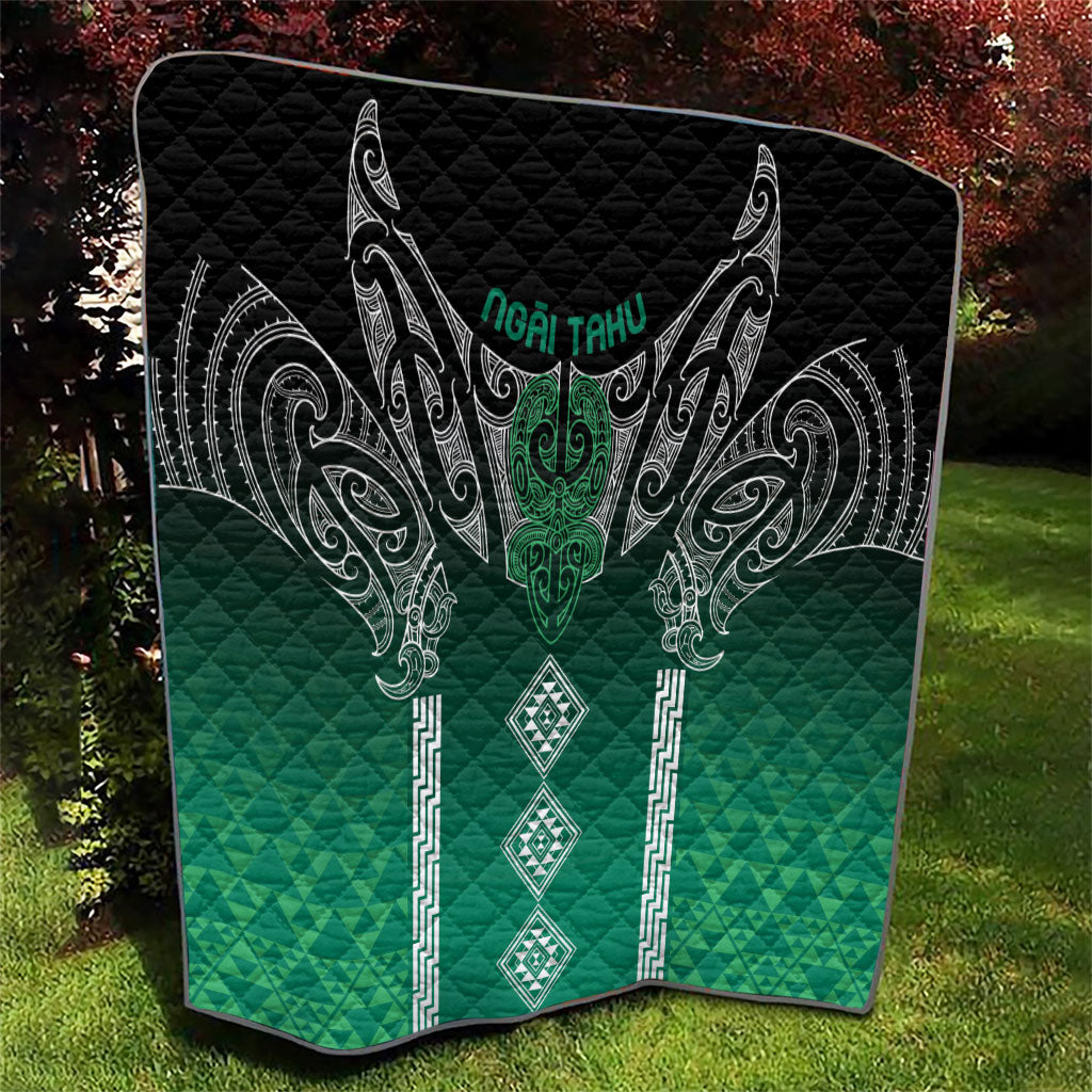 Aotearoa Maori Iwi Heritage Quilt Ngai Tahu Pounamu Green LT7 - Polynesian Pride