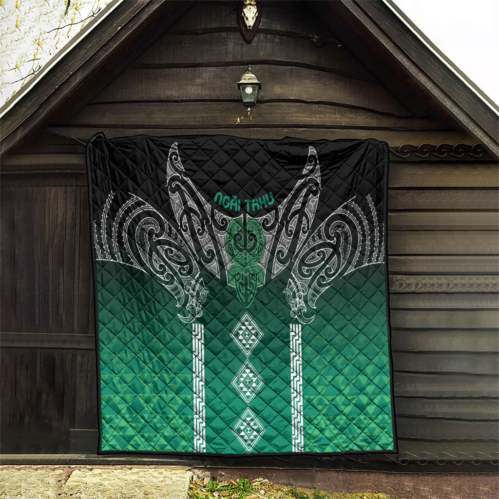 Aotearoa Maori Iwi Heritage Quilt Ngai Tahu Pounamu Green LT7 - Polynesian Pride