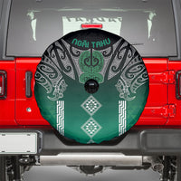 Aotearoa Maori Iwi Heritage Spare Tire Cover Ngai Tahu Pounamu Green LT7 - Polynesian Pride