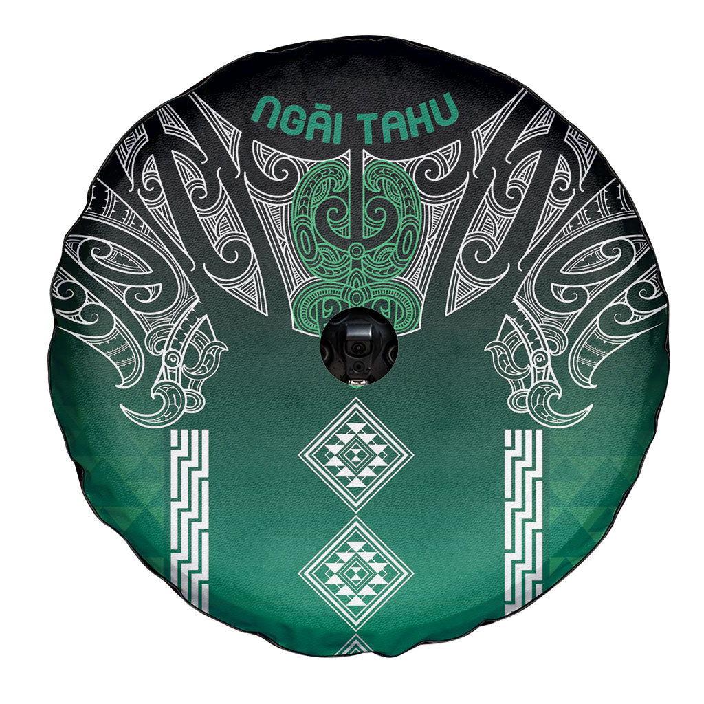 Aotearoa Maori Iwi Heritage Spare Tire Cover Ngai Tahu Pounamu Green LT7 - Polynesian Pride