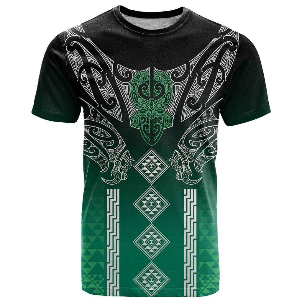 Aotearoa Maori Iwi Heritage T Shirt Ngai Tahu Pounamu Green LT7 Jade Green - Polynesian Pride