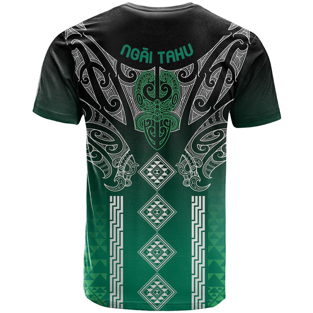 Aotearoa Maori Iwi Heritage T Shirt Ngai Tahu Pounamu Green LT7 - Polynesian Pride