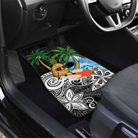 Tropical Christmas Polynesian Car Mats Funny Surfing Pineapple LT7 - Polynesian Pride