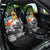 Tropical Christmas Polynesian Car Seat Cover Funny Surfing Pineapple