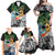 Tropical Christmas Polynesian Family Matching Off Shoulder Maxi Dress and Hawaiian Shirt Funny Surfing Pineapple