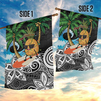 Tropical Christmas Polynesian Garden Flag Funny Surfing Pineapple LT7 - Polynesian Pride