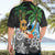 Tropical Christmas Polynesian Hawaiian Shirt Funny Surfing Pineapple