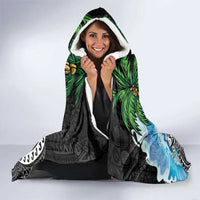 Tropical Christmas Polynesian Hooded Blanket Funny Surfing Pineapple LT7 - Polynesian Pride