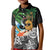 Tropical Christmas Polynesian Kid Polo Shirt Funny Surfing Pineapple