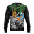 Tropical Christmas Polynesian Ugly Christmas Sweater Funny Surfing Pineapple