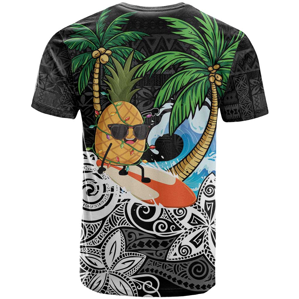 Tropical Christmas Polynesian T Shirt Funny Surfing Pineapple LT7 - Polynesian Pride