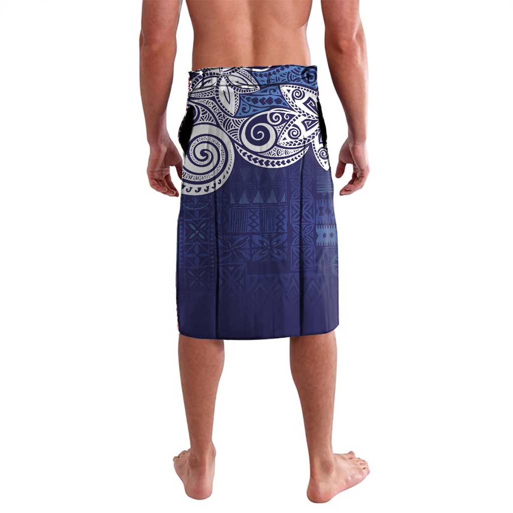 Tropical Christmas Polynesian Lavalava Funny Surfing Pineapple Blue LT7 - Polynesian Pride