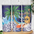 Tropical Christmas Polynesian Skinny Tumbler Funny Surfing Pineapple Blue