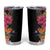 Hawaii Flowers Tribal Pattern Tumbler Cup