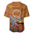 Cook Islands ANZAC Day Personalised Baseball Jersey with Poppy Field LT9 - Polynesian Pride