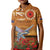 Cook Islands ANZAC Day Personalised Kid Polo Shirt with Poppy Field LT9 Kid Art - Polynesian Pride