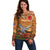 Cook Islands ANZAC Day Personalised Off Shoulder Sweater with Poppy Field LT9 Women Art - Polynesian Pride