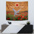 Cook Islands ANZAC Day Personalised Tapestry with Poppy Field LT9 - Polynesian Pride