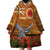 Cook Islands ANZAC Day Personalised Wearable Blanket Hoodie with Poppy Field LT9 - Polynesian Pride