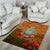 Niue ANZAC Day Personalised Area Rug with Poppy Field LT9 - Polynesian Pride