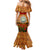 Niue ANZAC Day Personalised Family Matching Mermaid Dress and Hawaiian Shirt with Poppy Field LT9 - Polynesian Pride