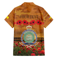 Niue ANZAC Day Personalised Hawaiian Shirt with Poppy Field LT9 - Polynesian Pride