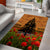 Norfolk Island ANZAC Day Personalised Area Rug with Poppy Field LT9 - Polynesian Pride