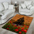 Norfolk Island ANZAC Day Personalised Area Rug with Poppy Field LT9 - Polynesian Pride