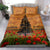 Norfolk Island ANZAC Day Personalised Bedding Set with Poppy Field LT9 - Polynesian Pride