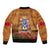 Norfolk Island ANZAC Day Personalised Bomber Jacket with Poppy Field LT9 - Polynesian Pride