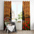 Norfolk Island ANZAC Day Personalised Window Curtain with Poppy Field LT9 - Polynesian Pride