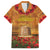 Tokelau ANZAC Day Personalised Family Matching Short Sleeve Bodycon Dress and Hawaiian Shirt with Poppy Field LT9 Dad's Shirt - Short Sleeve Art - Polynesian Pride