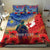 Tonga ANZAC Day Personalised Bedding Set Soldier Te Tau Manatui Kinautolu with Poppy Field LT9 - Polynesian Pride