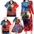 Tonga ANZAC Day Personalised Family Matching Long Sleeve Bodycon Dress and Hawaiian Shirt Soldier Te Tau Manatui Kinautolu with Poppy Field LT9 - Polynesian Pride