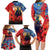 Tonga ANZAC Day Personalised Family Matching Long Sleeve Bodycon Dress and Hawaiian Shirt Soldier Te Tau Manatui Kinautolu with Poppy Field LT9 - Polynesian Pride