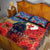 Tonga ANZAC Day Personalised Quilt Bed Set Soldier Te Tau Manatui Kinautolu with Poppy Field LT9 - Polynesian Pride