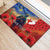 Tonga ANZAC Day Personalised Rubber Doormat Soldier Te Tau Manatui Kinautolu with Poppy Field LT9 - Polynesian Pride