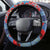 Tonga ANZAC Day Steering Wheel Cover Soldier Te Tau Manatui Kinautolu with Poppy Field LT9 - Polynesian Pride