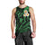 Hawaii Men Tank Top Niihau Islands Polynesian Sunset Plumeria Green Vibe LT9 - Polynesian Pride