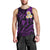 Polynesian Hawaii Men Tank Top Niihau Islands with Pacific Plumeria Purple Vibe LT9 - Polynesian Pride